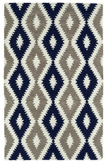 Kaleen Rugs Lakota Collection LKT01-22 Navy Area Rug