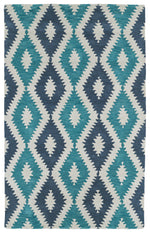 Kaleen Rugs Lakota Collection LKT01-78 Turquoise Area Rug