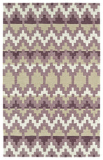 Kaleen Rugs Lakota Collection LKT03-95 Purple Area Rug