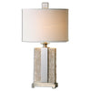 Uttermost 26508-1 Bonea Stone Ivory Table Lamp