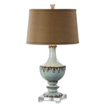 Uttermost 26600 Molara Aged Blue Table Lamp