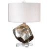 Uttermost 26605-1 Everly Silver Glass Table Lamp
