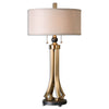 Uttermost 26631-1 Selvino Brushed Brass Table Lamp