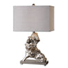 Uttermost 26662-1 Rilletta Metallic Silver Table Lamp