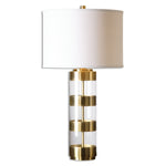 Uttermost 26669-1 Angora Brushed Brass Table Lamp