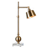 Uttermost 29982-1 Laton Brushed Brass Task Lamp
