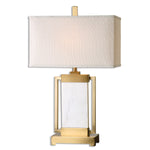 Uttermost 26940-1 Marnett White Marble Table Lamp