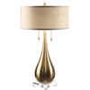 Uttermost 27048-1 Lagrima Brushed Brass Lamp