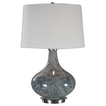Uttermost 27076 Celinda Blue Gray Glass Lamp