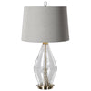 Uttermost 27086 Spezzano Crackled Glass Lamp