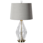 Uttermost 27086 Spezzano Crackled Glass Lamp