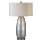 Uttermost 27121-1 Tartaro Industrial Silver Table Lamp