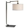 Uttermost 29206-1 Lamine Dark Bronze Desk Lamp