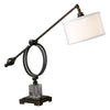 Uttermost 29207-1 Levisa Dark Bronze Desk Lamp