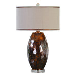 Uttermost 27132-1 Sabastian Bronze Glass Table Lamp