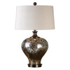 Uttermost 27154-1 Liro Mercury Glass Table Lamp