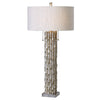 Uttermost 27177-1 Silver Bamboo Table Lamp