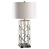 Uttermost 27178-1 Mezen Silver Table Lamp