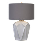 Uttermost 27227-1 Elvilar Gloss White Table Lamp