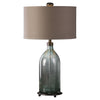 Uttermost 27197-1 Massana Gray Glass Table Lamp