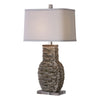 Uttermost 27319-1 Clavin Stack Textured Table Lamp