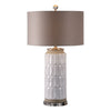 Uttermost 27542 Athilda Gloss White Table Lamp