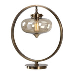Uttermost 29358-1 Namura Antiqued Brass Accent Lamp