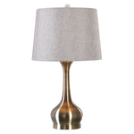 Uttermost 27533-1 Balle Antiqued Brass Table Lamp