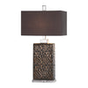 Uttermost 27578-1 Olavo Etched Dark Bronze Lamp