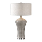 Uttermost 27570-1 Dubrava Light Gray Table Lamp