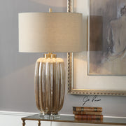 Transitional gold table lamp by Uttermost Gistova collection