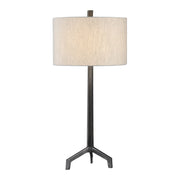 Uttermost Ivor Cast Iron Table Lamp with industrial base