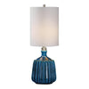 Uttermost 29558-1 Amaris Blue Ceramic Lamp