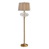 Uttermost 28161 Jelani Glass & Brass Floor Lamp