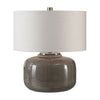 Uttermost 27727-1 Dhara Gray Glaze Lamp