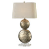 Uttermost 27758 Ordona Antiqued Metallic Silver Lamp