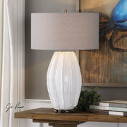 Marazion Gloss White Lamp