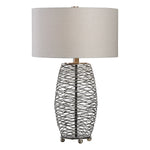 Uttermost 27768-1 Sinuous Wavy Steel Mesh Lamp