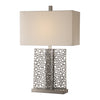 Uttermost 27865-1 Sicero Polished Silver Lamp