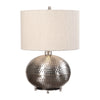 Uttermost 27821-1 Metis Hammered Steel Lamp