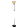 Uttermost 28181-1 Amaleeda Amber Glass Floor Lamp