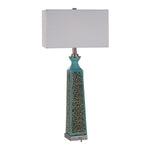 Uttermost 27869-1 Camille Turquoise Table Lamp