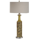 Uttermost 27873-1 Nellie Yellow-Green Table Lamp