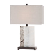 Uttermost Vanda Table Lamp with Clear Resin Base and Fabric Shade