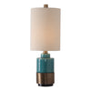 Uttermost 29685-1 Rema Turquoise Table Lamp
