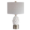 Uttermost 26380-1 White Artichoke Table Lamp