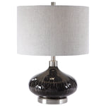 Uttermost 28206-1 Ampara Deep Charcoal Table Lamp