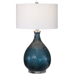 Uttermost 28209-1 Eline Blue Glass Table Lamp