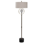 Uttermost 28199-1 Pitaya Antique Brass Floor Lamp