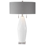 Uttermost 26409 Laurie White Ceramic Table Lamp